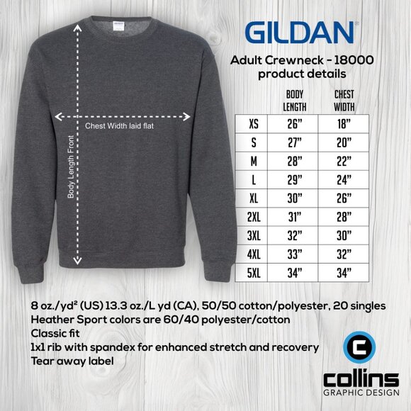 Orangetheory My OTF distressed orange theory Gildan crewneck sweatshirt grey - Picture 2 of 2